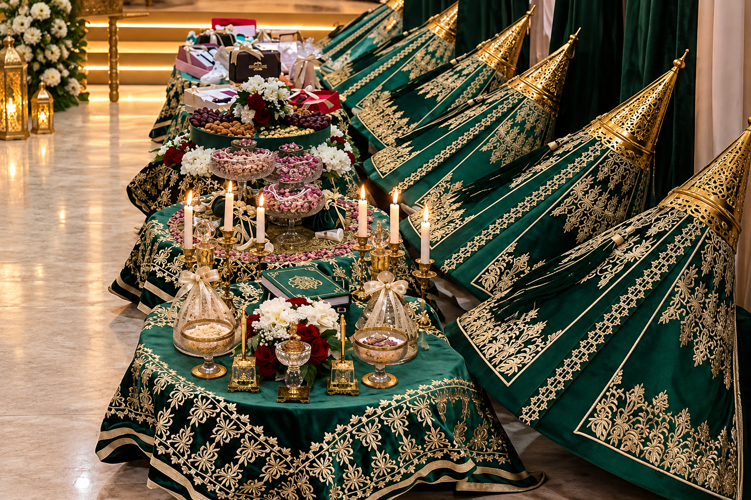Detalles y accesorios para una boda marroquí